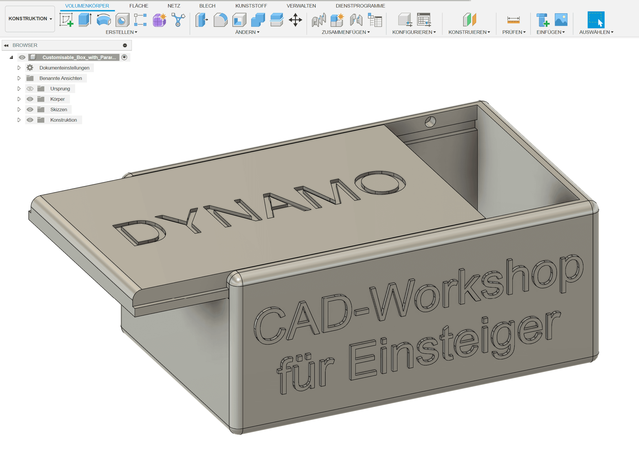 Fusion360 Einsteigerkurs