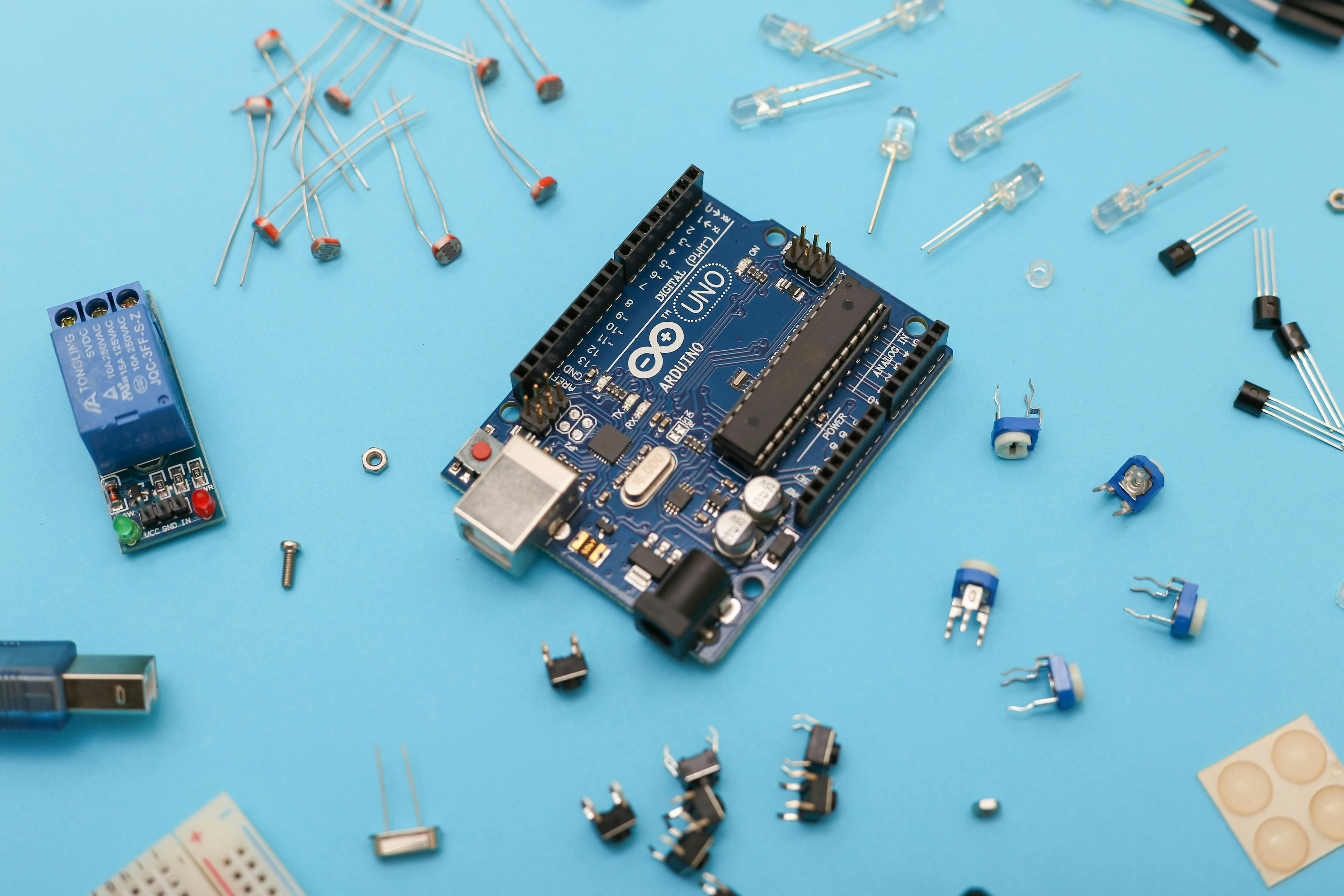 Arduino mit Bauteilen