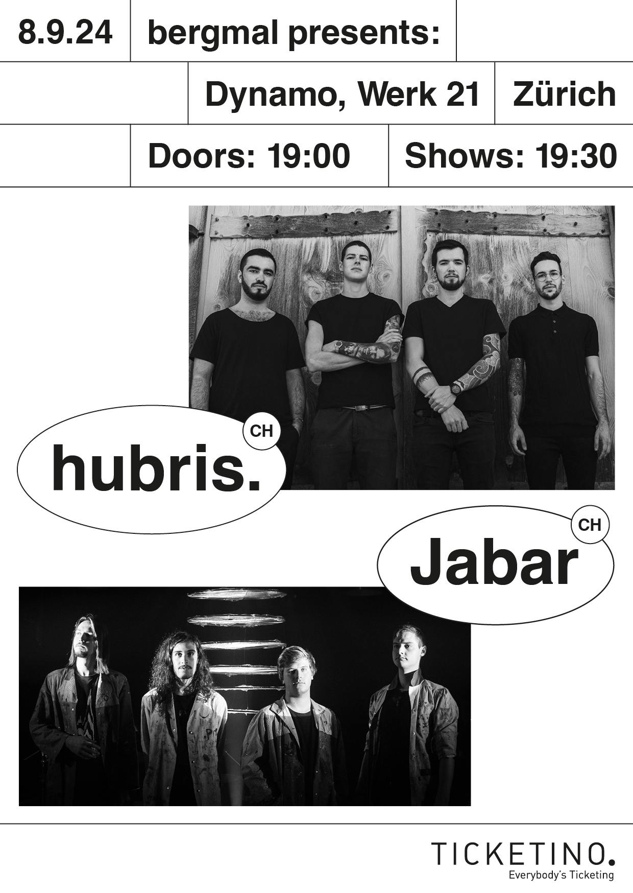 bergmal presents: hubris. & Jabar