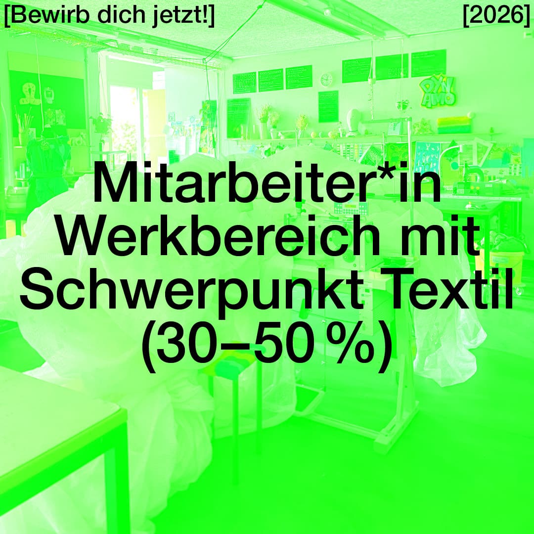 Mitarbeiter*in Textil Stelleninserat